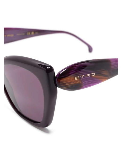 Etro Purple Cat-Eye Sunglasses
