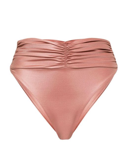 Magda Butrym Bikinislip Met Bloemenpatch in het Pink