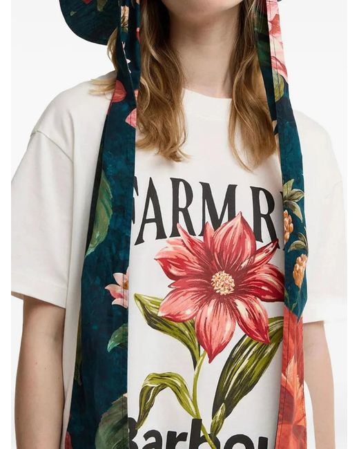 Barbour White Farm Rio Floral-Print T-Shirt