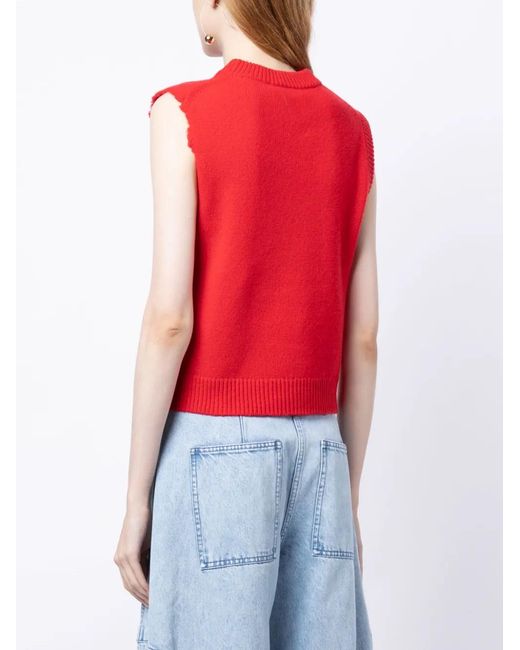 Tibi Wollen Top in het Red