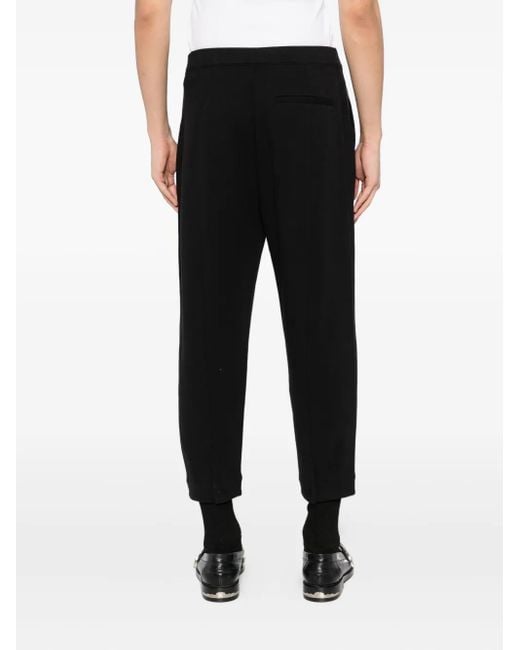 CROQUIS Tapered-Hose mit Kordelzug in Black für Herren