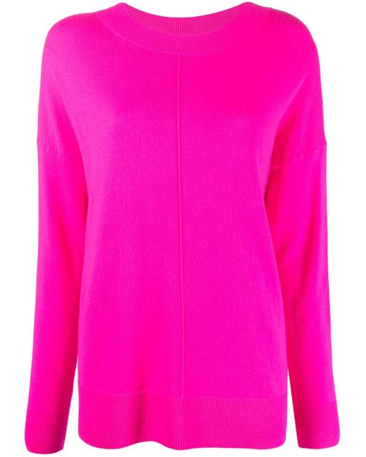 Chinti & Parker Pink Fein Gestrickter Pullover
