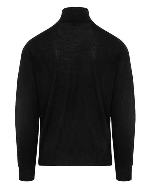 Vivienne Westwood Black Orb-Embellished Turtleneck Jumper for men