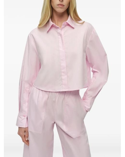 Jonathan Simkhai Pink Arden Pull-On Trousers