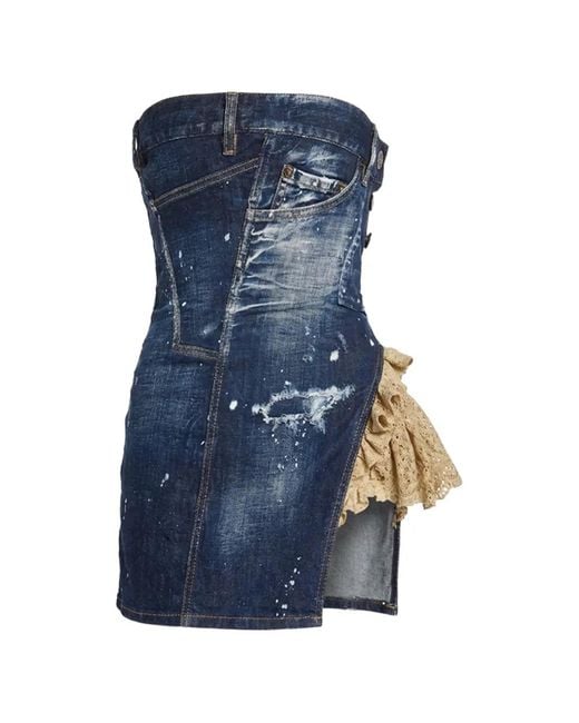Robe Courte DSquared² en coloris Blue