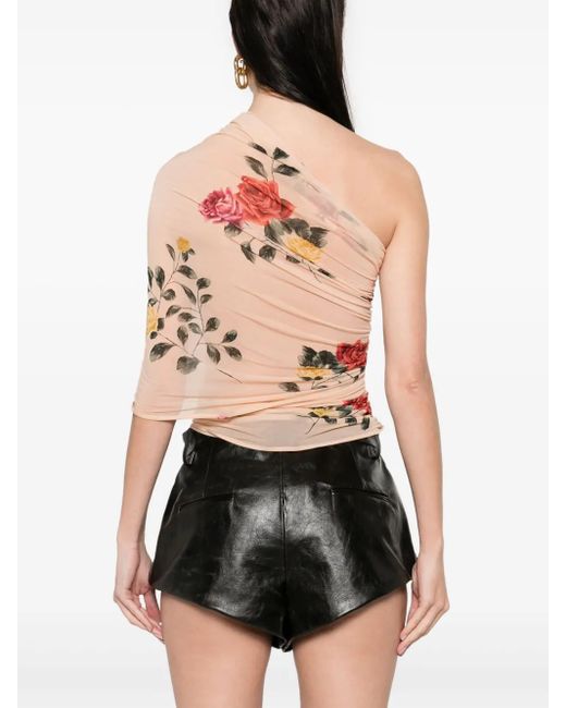 Magda Butrym Pink Asymmetrische Bluse