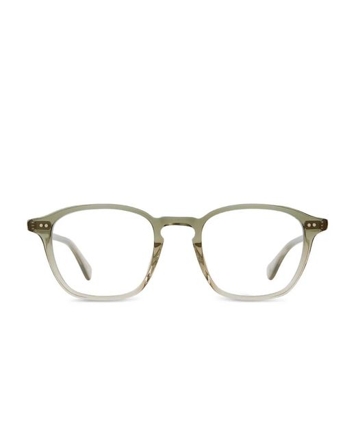 Garrett Leight Green Eckige Markus Brille