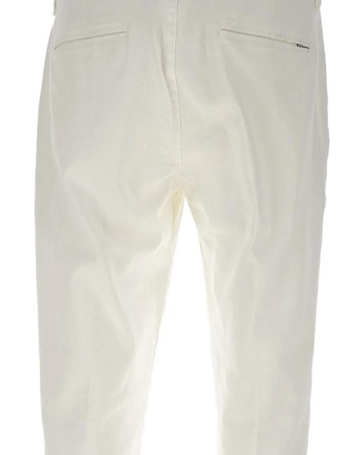 Re-hash White Stretch-Cotton Chinos for men