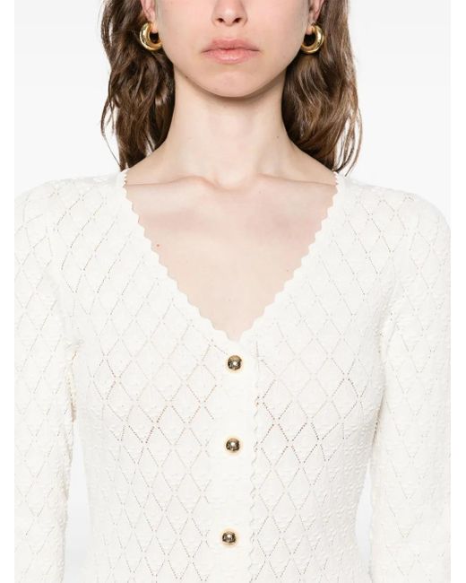 Sandro マキシドレス ホワイト | Lyst