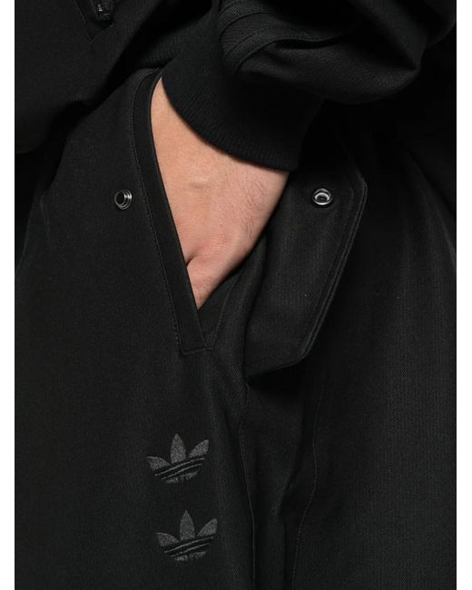 Adidas Black X Willy Chavarrialogo-Detail Track Pants for men