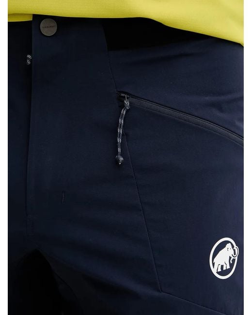 Mammut Blue Aenergy Light So Zip-Pocket Shorts for men