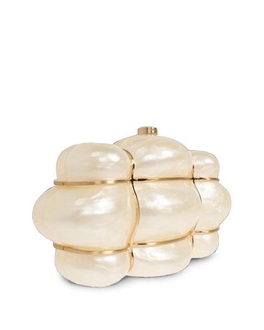 Cult Gaia Natural Bolla Clutch