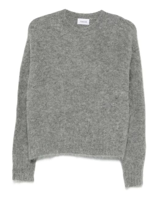 Cropped Sweatshirt di AMISH in Gray