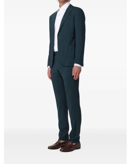 Corneliani Blue Single-Breasted Suit for men