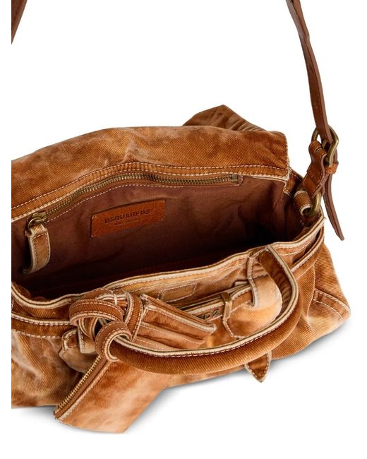 Borsa A Mano Twin di DSquared² in Natural
