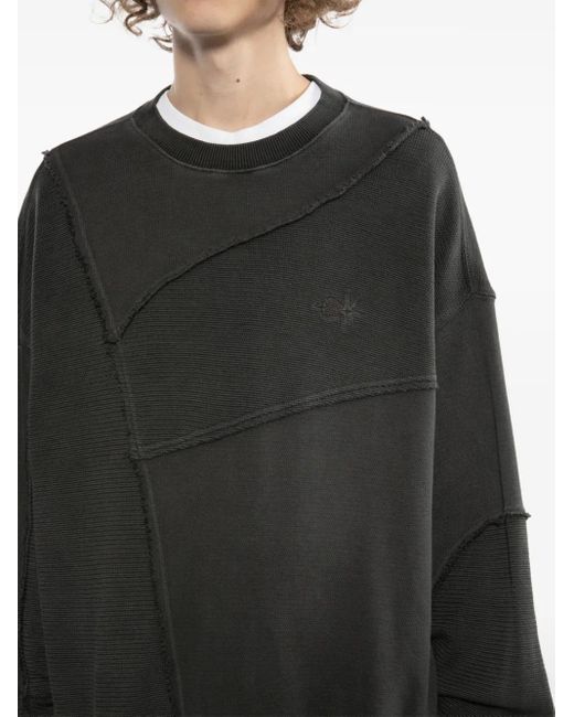 FIVE CM Sweater Met Logopatch in het Black voor heren