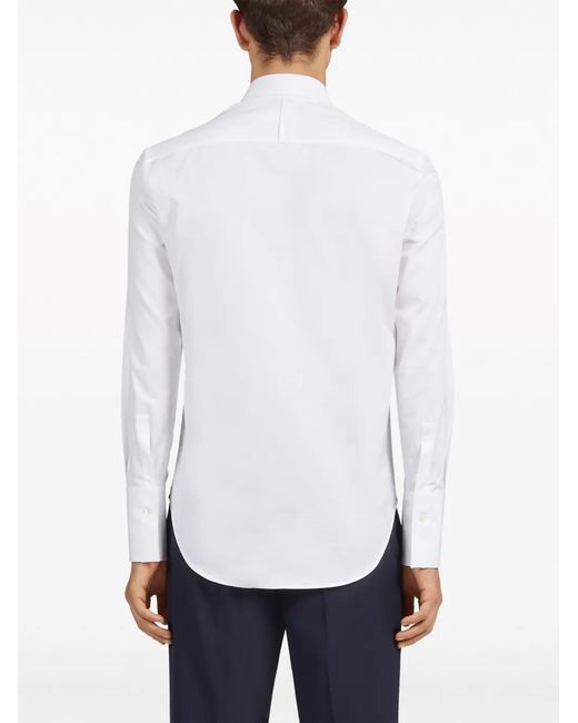 Ferragamo Button-Down Overhemd in het White voor heren