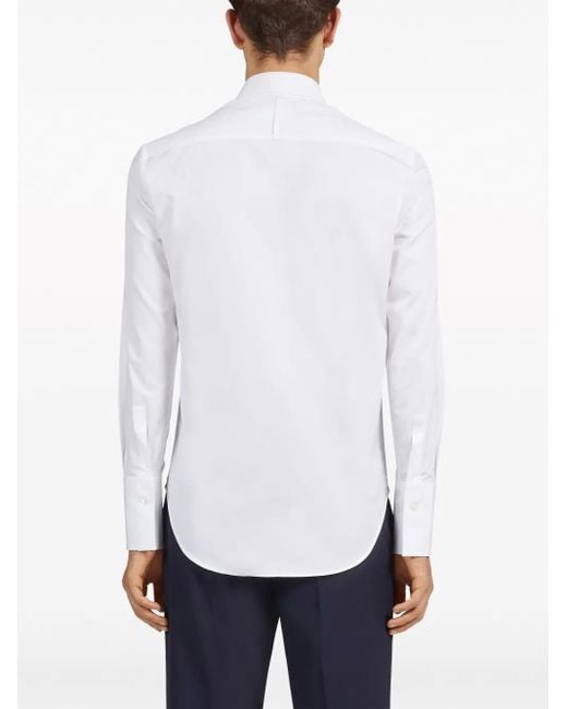 Ferragamo Button-Down Overhemd in het White voor heren