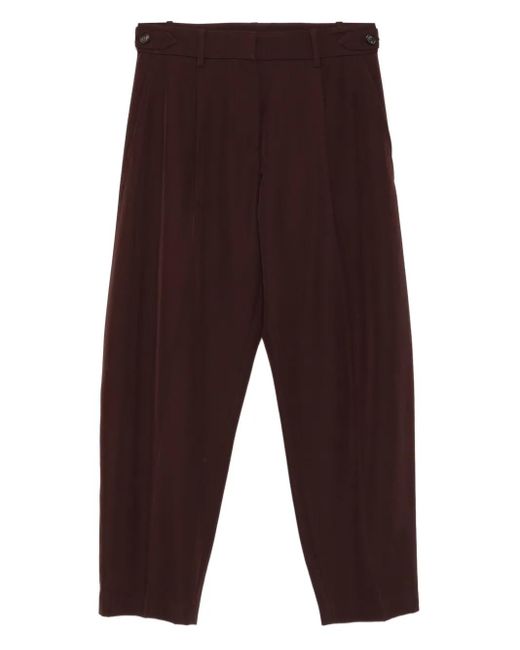 Brunello Cucinelli Broek Met Geplooide Details in het Brown