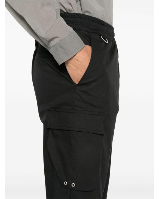 Low Brand Cropped-Hose mit Tapered-Bein in Black für Herren