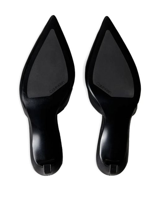 Calvin Klein スリングバックパンプス Black