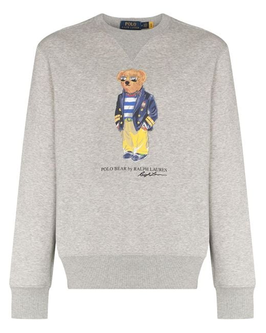 polo men's crew neck sweatshirt