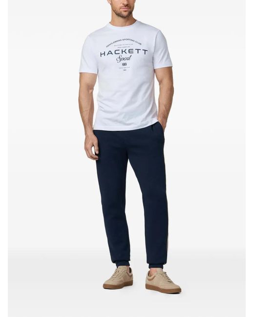 Hackett Blue Drawstring Track Pants for men