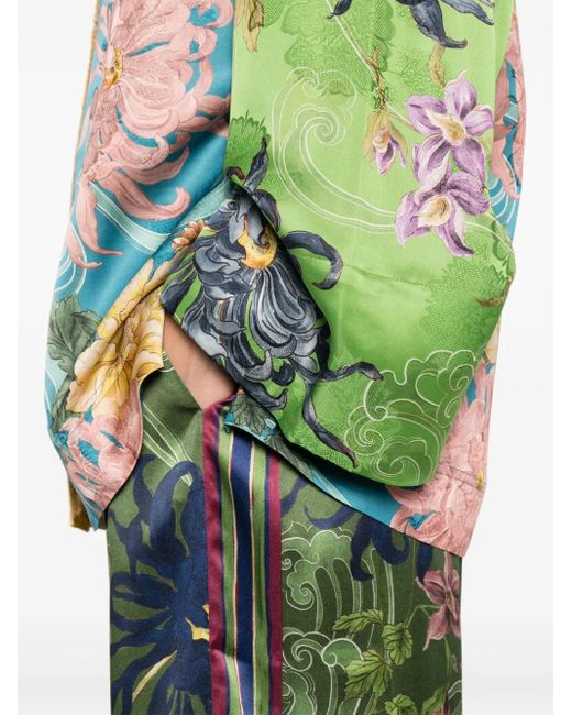 Camisa Avery Spliced ALÉMAIS de color Green