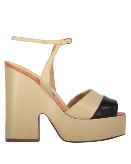 Francesco Russo Natural 120Mm Leather Sandals