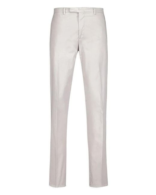 Boglioli White Single-Breasted Suit for men