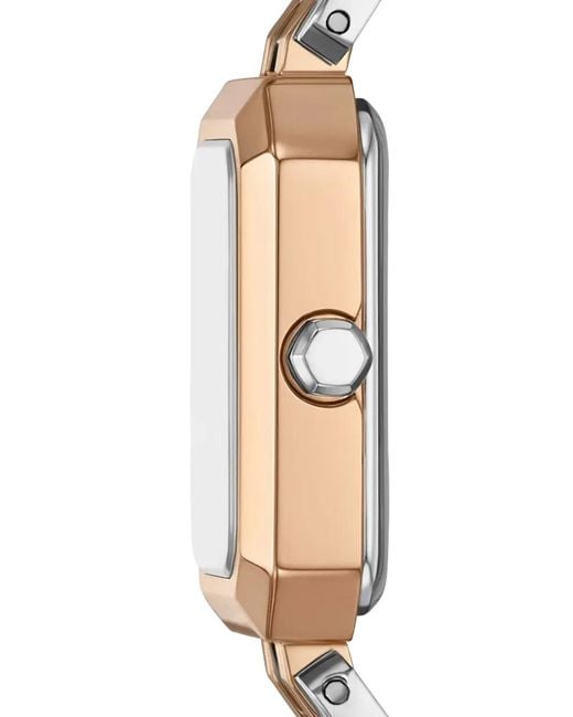 ARMANI EXCHANGE White Rectangular-Shape 27Mm Watch