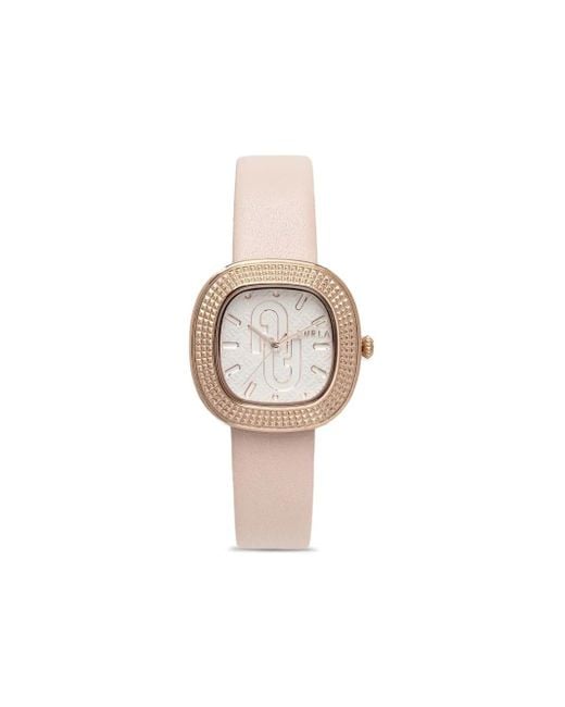 Reloj TV Shape de 30 mm Furla de color White