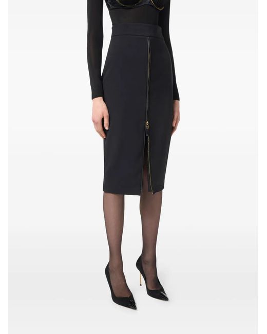 Elisabetta Franchi Blue Pencil Skirt