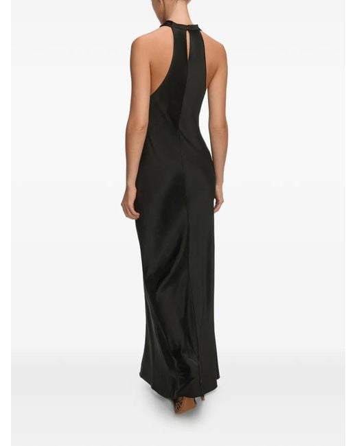12 STOREEZ Black Zaha Halterneck Dress