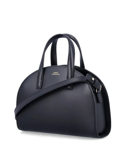 A.P.C. Blue Demi-Lune Mini Tote