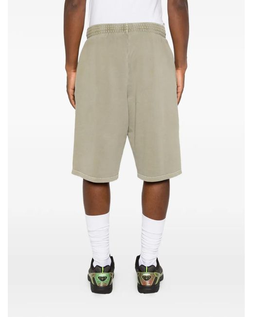Martine Rose White Logo-Print Shorts for men