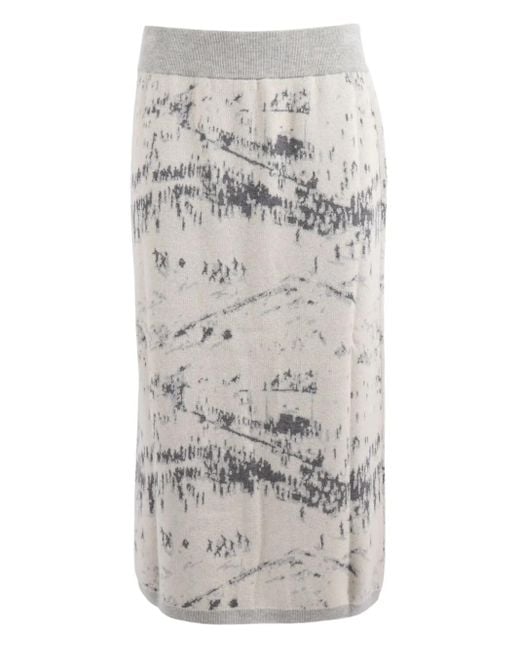 Ballantyne Gray Rock mit abstraktem Print