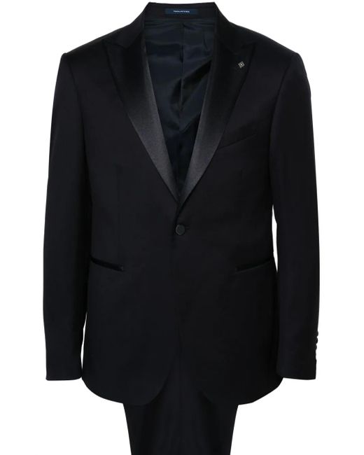 Tagliatore Blue Wool Single-Breasted Suit for men