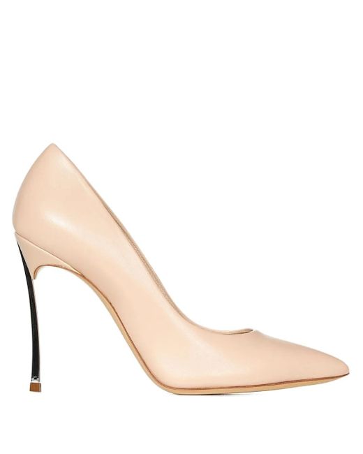Casadei Blade 100mm パンプス Natural