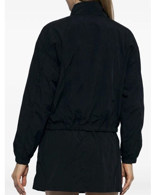 DIESEL Blue Mini Logo Jacket With Zip Fastening