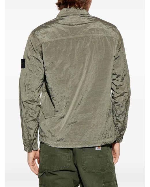 Surchemise À Fermeture Zippée Stone Island pour homme en coloris Green