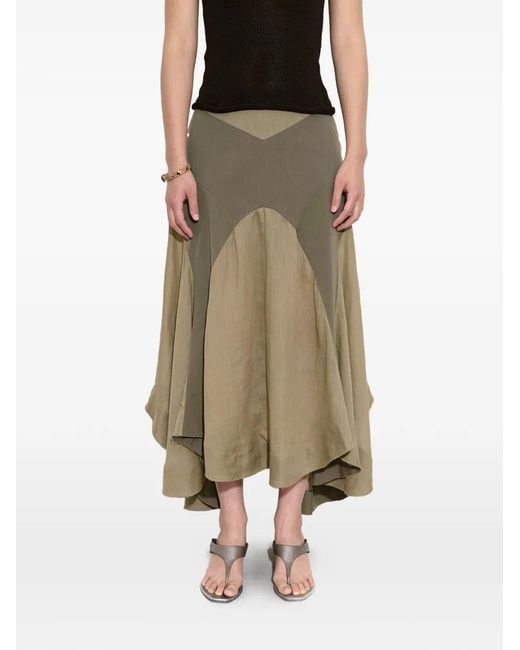 Our Legacy Natural Petti Asymmetric Skirt