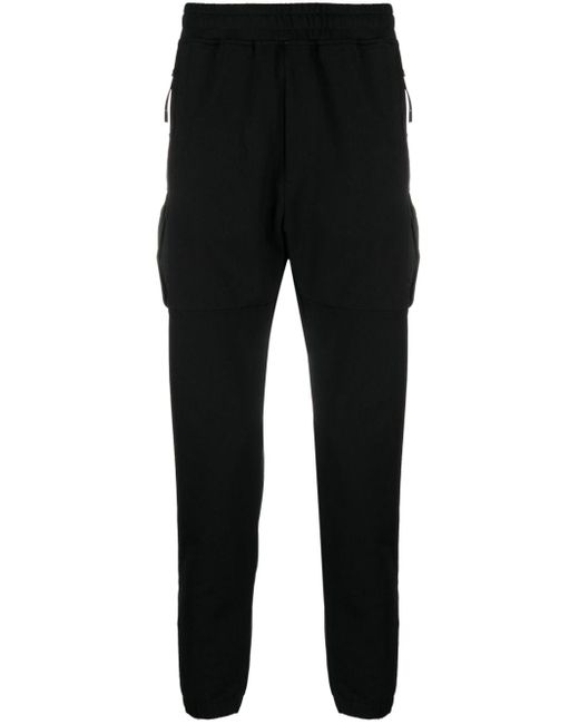 Pantalones de chándal ajustados con logo C P Company de hombre de color Black