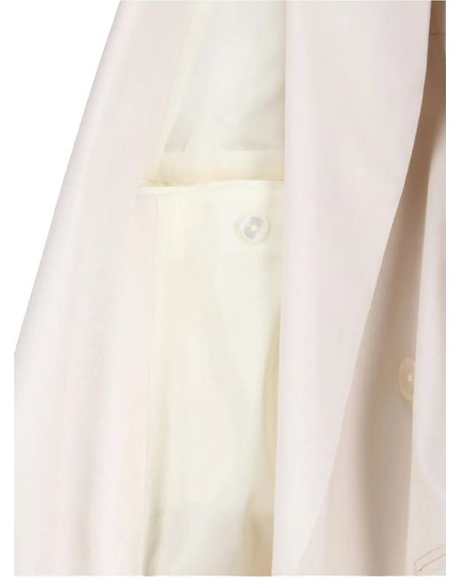 Lardini White Double-Breasted Blazer