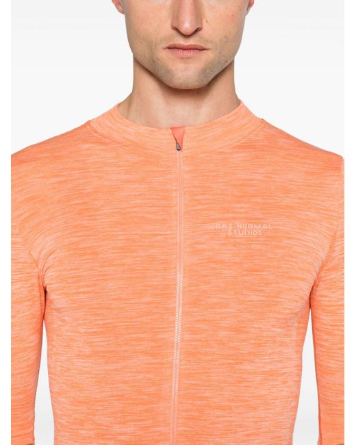 Camiseta Escapism con cremallera Pas Normal Studios de hombre de color Orange