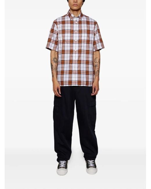 Burberry White Taxham Short-Sleeve Shirt for men