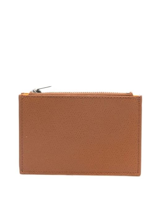Doucal's Brown Leather Card Holder