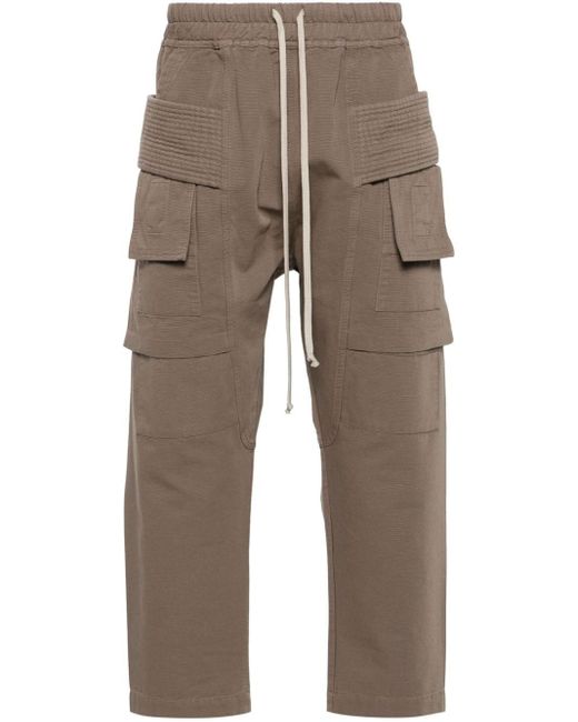 Rick Owens Brown Creatch Drop-crotch Trousers for men