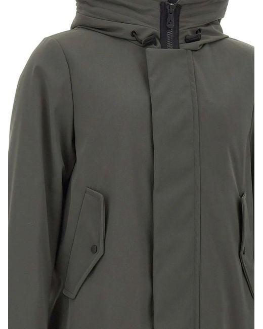 Peuterey Gray Kasa Nd 03 Hooded Parka for men