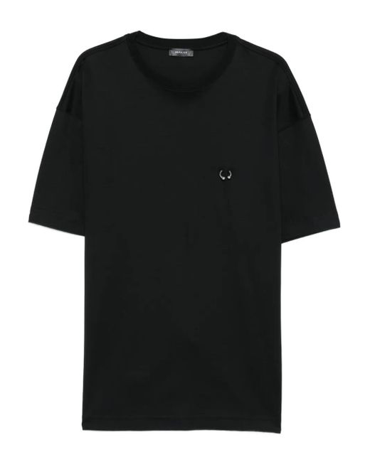 T-Shirt À Ornements Métallisés Mugler pour homme en coloris Black